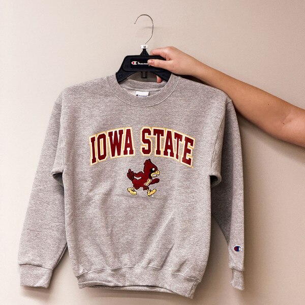 Champion® Youth Walking Cy Gray Crewneck